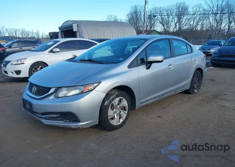 2014 Honda Civic Lx z USA, uszkodzony, nr VIN 19XFB2F57EE004872